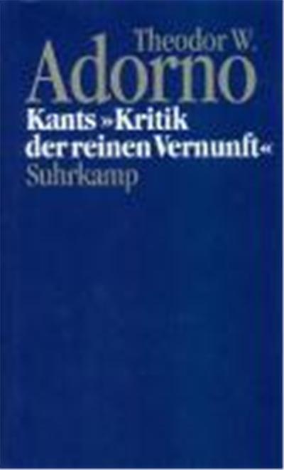 Kants Kritik Der Reinen Vernunft (1959)