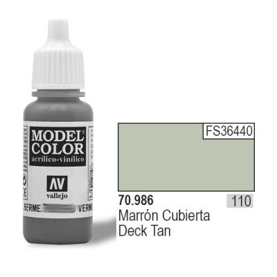 Vallejo acrylic model color - deck tan - val986 vall-70986