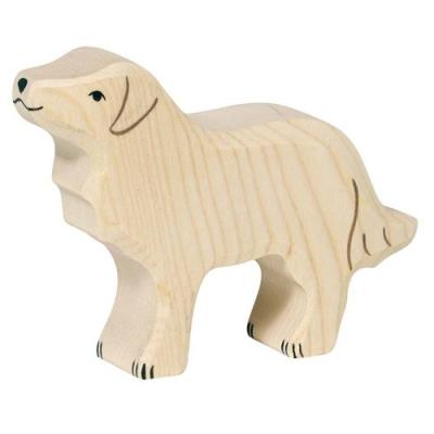HOLZTIGER  - 80357 - FIGURINE - CHIEN GOLDEN RETRIEVER 