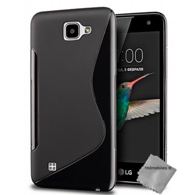 Housse etui coque pochette silicone gel fine pour LG K4 - NOIR