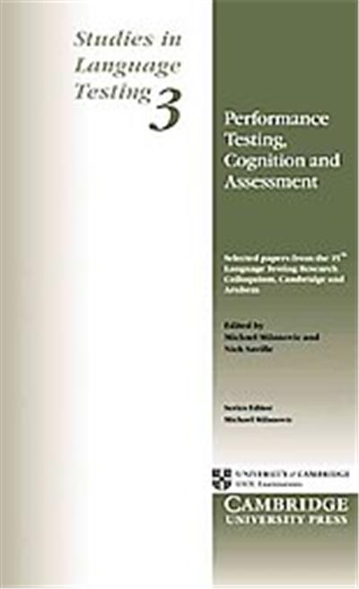 Studies in Language Testing, Studies in Language Testing, 3