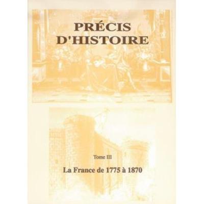 Precis D'Histoire (Tome 3)