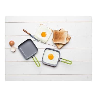 Poêle GREENPAN carrée 12.5cm Manche silicone