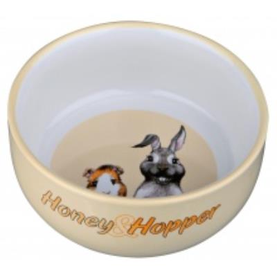 Honey & Hopper &Eacute;cuelle C&eacute;ramique, 250 Ml/&Oslash; 11 Cm - Mon Animalerie