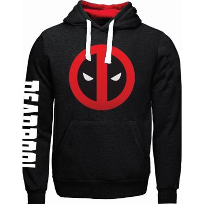 DEADPOOL - MARVEL - Sweat Black/Red Logo (L)