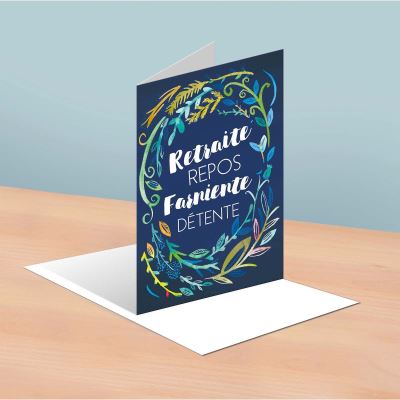 Draeger La Carterie Carte Bonne Retraite Multicolore Carte De Vœux Achat Prix Fnac
