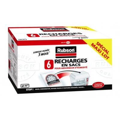 RUBSON RECHARGES CLASSIQUES POUR ABSORBEUR PAR 6
