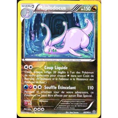 Acheter carte Pokémon 60/98 Muplodocus 150 PV - HOLO REVERSE XY07 NEUF FR État correct - 16,00 € carte Pokémon 60/98 Muplodocus 150 PV - HOLO REVERSE XY07 NEUF FR État correct - Pokémon reconditionné disponible sur Fnac
