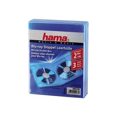 Hama Blu-ray Disc Double Jewel Case - boîtier de stockage pour disque Blu-ray