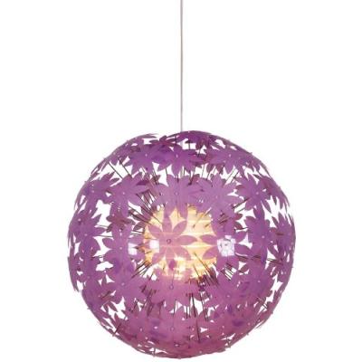 DREAMS4HOME SUSPENSION MALMÖ EN PLASTIQUE 1 AMPOULE E27 MAX. 60 W (NON INCLUS) Ø 55 CM MODERNE VIOLET
