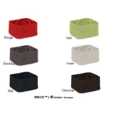 BLOMUS - HOUSSE POUR CORBEILLE A PAIN DESA 19,5X19,5CM - VERT
