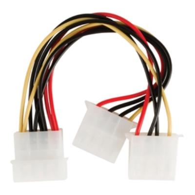 Câble répartiteur dalimentation molex à connecteur molex mâle vers 2x molex femelles 0,15 m multicolore valueline