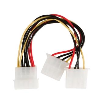ZdyCGTime Lot De 2 Câbles Répartiteurs D'alimentation Molex 4 Broches – 3 Femelles Vers 1 Mâle (20,3 Cm