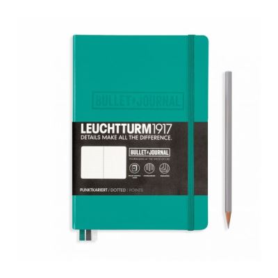 Leuchtturm1917 - Carnet de notes à points A5 - 240 pages - Emeraude