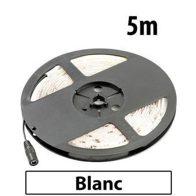 Bande à LED 230 V, 5 mètres - blanc