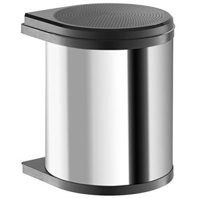 Hailo poubelle encastrable 15 l - gris