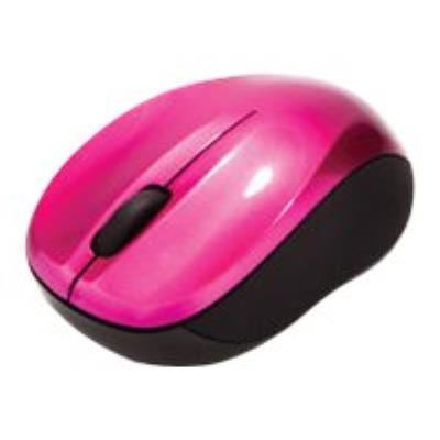 Verbatim Wireless Mouse GO NANO - muis - RF - fel roze