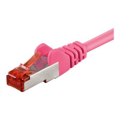 goobay câble de réseau - 3 m - magenta