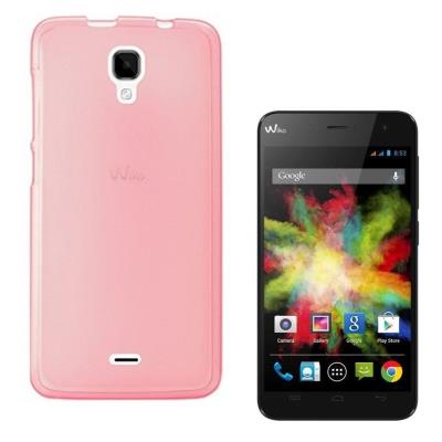 Mocca Design GWIB01 Housse en Silicone pour Wiko Bloom Rose