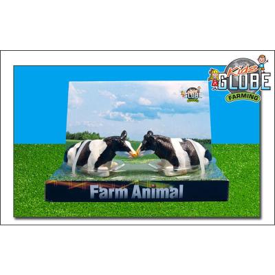 Van Manen 571872 Kids Globe By Toys World - Paire de vaches pour les fermes Kids Globe.