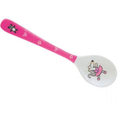 Cuillère fleur rose mimi la souris