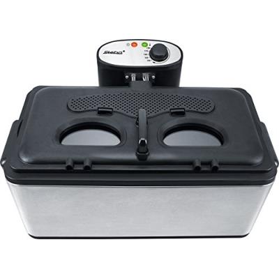 Steba fgn 2.0 xxl volume de friteuse, 6 l, 3 paniers, parfait pour des poissons entiers 262200