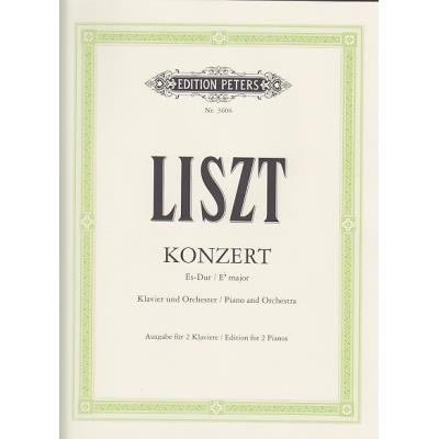 Partitions classique EDITION PETERS LISZT FRANZ - KONZERT Es-Dur - 2 PIANOS Piano