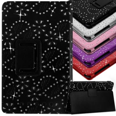 Housse coque étui pour Asus Google Nexus 7 Style Diamant Couleur Noir