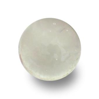 1 Bille Cristal Givrée 150 mm Verre de Bohème