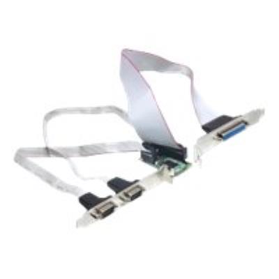 DeLock MiniPCIe I/O PCIe full size 2 x serial RS-232 1 x parallel - adaptateur série/parallèle - 2 ports