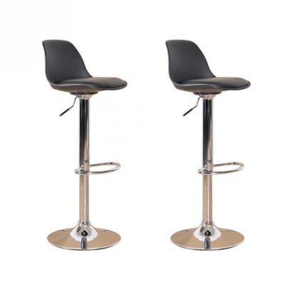 Neo lot de 2 tabourets de bar noir