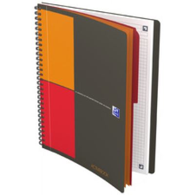 oxford oxford international cahier activebook, b5, quadrillé noir