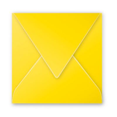 Pollen Enveloppe 120g 120x120 jaune soleil pqt 20