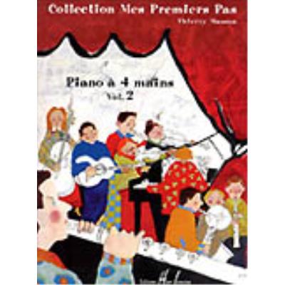 Partitions classique LEMOINE MASSON THIERRY - MES PREMIERS PAS À QUATRE MAINS VOL.2 - PIANO 4 MAINS Piano