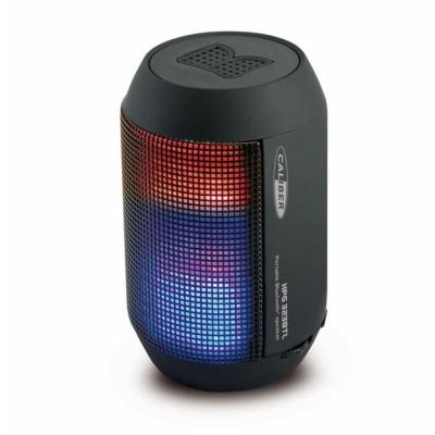 Caliber hpg323btl enceinte bluetooth portable - kit mains libres microphone - eclairage led