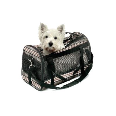 Sac de transport english style pour chiens taille s