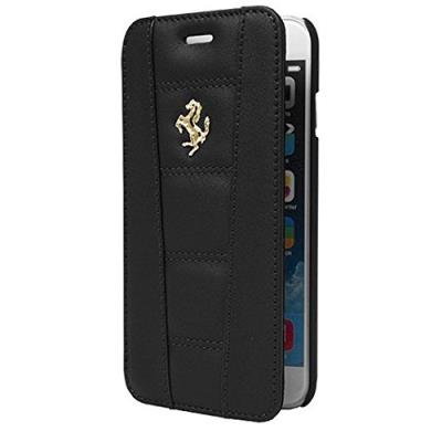 Ferrari 458 Etui portefeuille en cuir pour iPhone 6 Plus/6S Plus Noir
