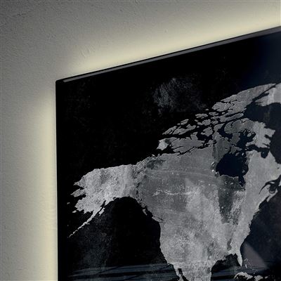 Tableau magnétique - GL200 - SIGEL GmbH - noir / mural / en verre