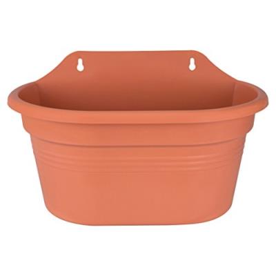 Elho 2055569 Green Basics Jardinière Murale Marron/Rouge 30 X 30 X 17 Cm