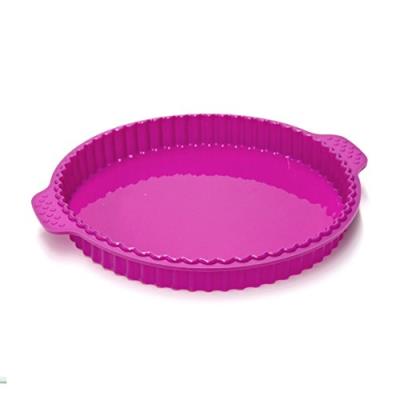 Lily cook kp5206 moule à tarte silicone rose/bleu/vert 26 x 4 x 26 cm