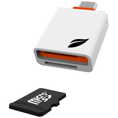Leef LACM0WN00E6 Lecteur de carte mémoire externe Blanc