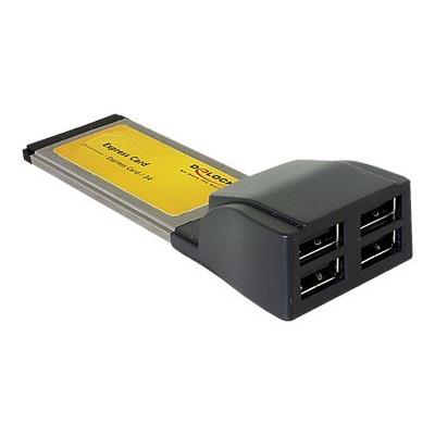 DeLock Express Card to 4x USB 2.0 - adaptateur USB