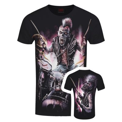 Spiral T-Shirt Zombie Backbeat Homme Noir