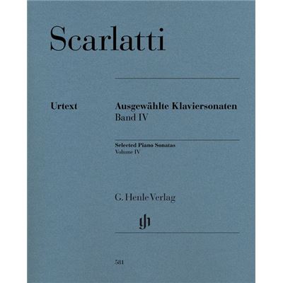 Sonates choisies Volume 4 --- Piano