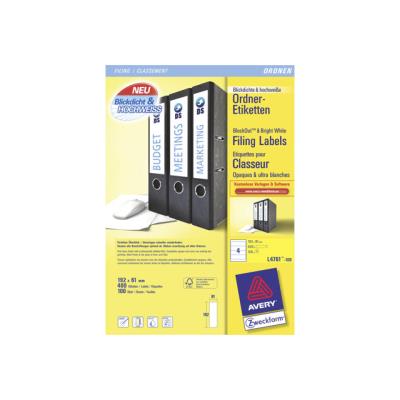 Avery File Folder Labels - labels bestandmappen - 400 stuks
