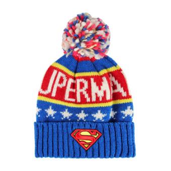 Superman bonnet Knitted Logo - 1
