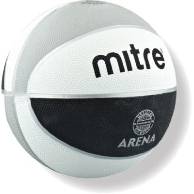 Mitre arena basket-ball de formation noir blanc argent taille 5