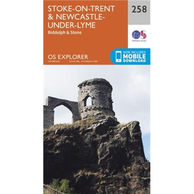 Os Explorer Map (258) Stoke-On-Trent And Newcastle Under Lyme (Map)