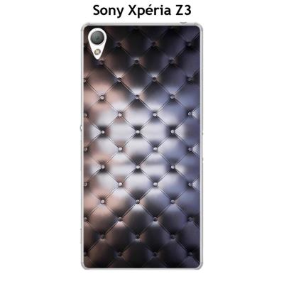 Coque Sony Xpéria Z3 design Cuir rembouré