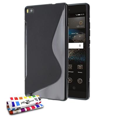 Coque Souple Ultra-Slim Le S Premium Noir pour HUAWEI ASCEND P8